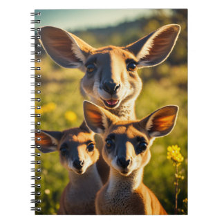 Der Quirky Kangaroo Clan Notizblock