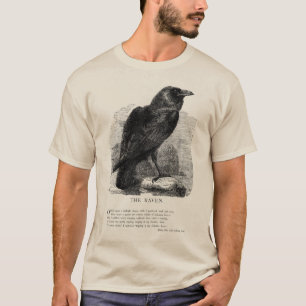 Der Rabe durch Edgar Allen Poe T-Shirt