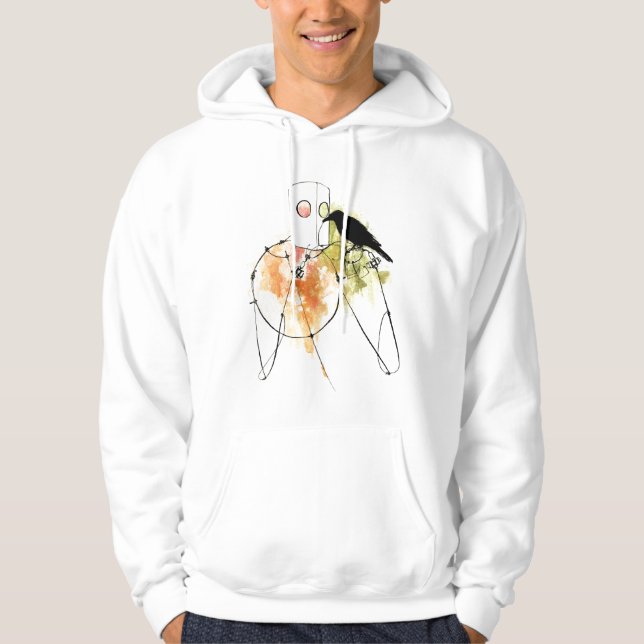 Der Rabe Hoodie (Vorderseite)