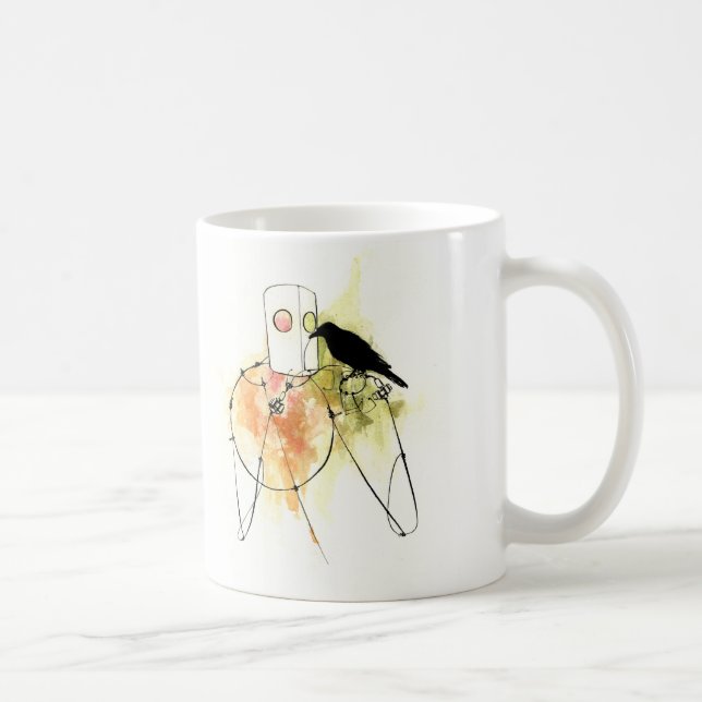Der Rabe Kaffeetasse (Rechts)