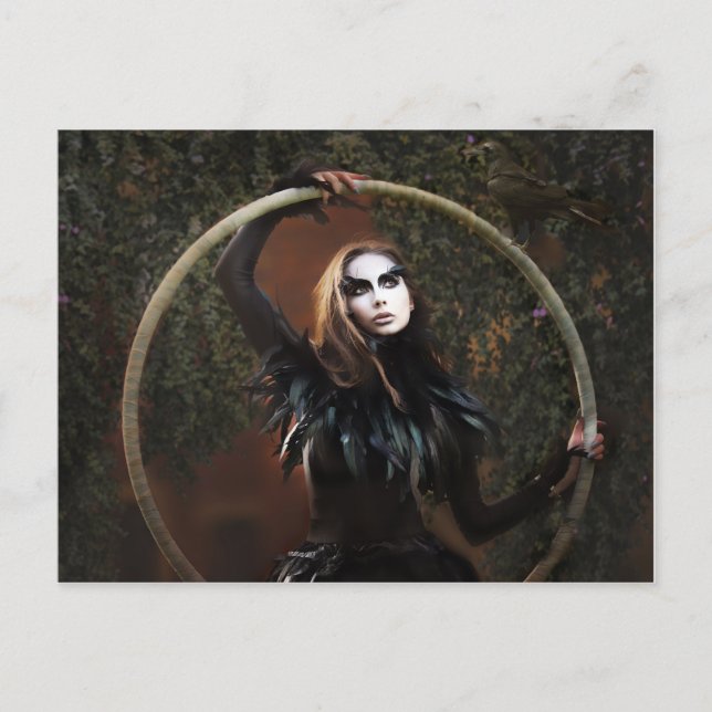 Der Rabe Postkarte (Vorderseite)