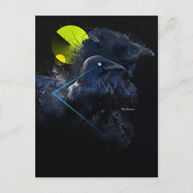 Der Rabe Postkarte (Vorderseite)