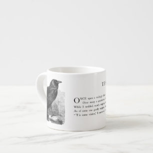Der Rabe von Edgar Allan Poe Espressotasse