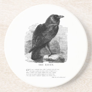 Der Rabe von Edgar Allan Poe Getränkeuntersetzer