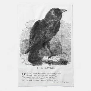 Der Rabe von Edgar Allan Poe Handtuch