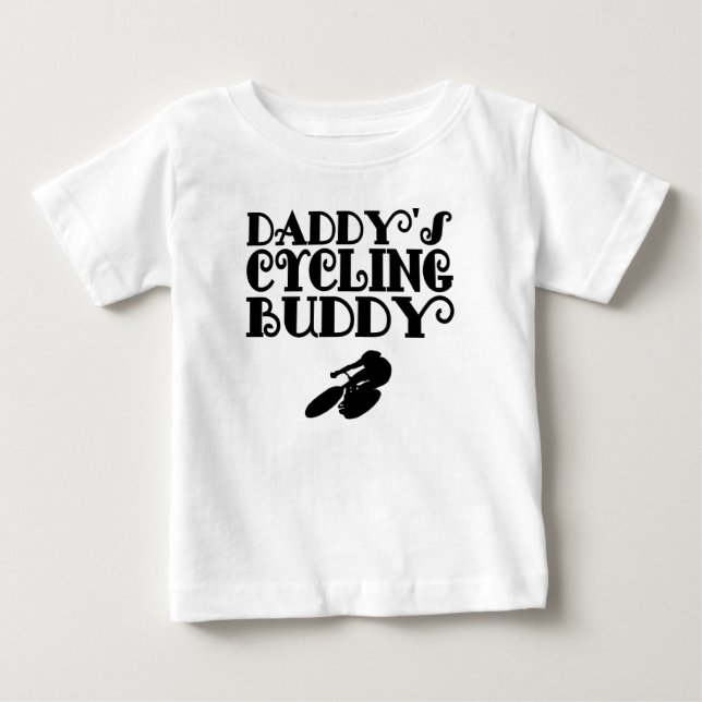 Der radfahrenfreund des Vatis Baby T-shirt (Vorderseite)