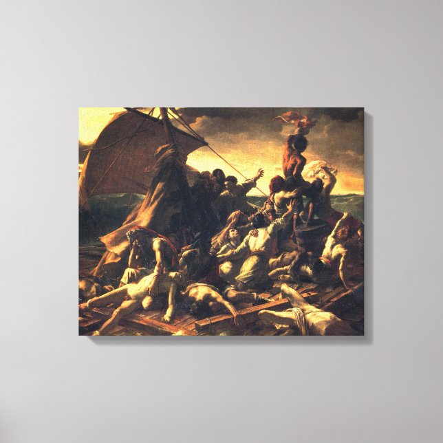 Der Raft der Medusa Leinwanddruck (Vorderseite)