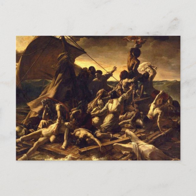 Der Raft der Medusa Postkarte (Vorderseite)