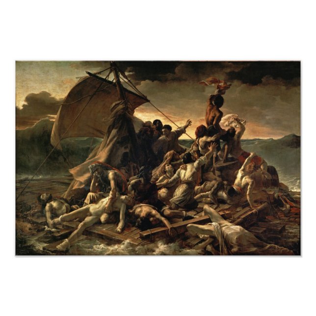 Der Raft der Medusa - Théodore Géricault Fotodruck (Vorne)
