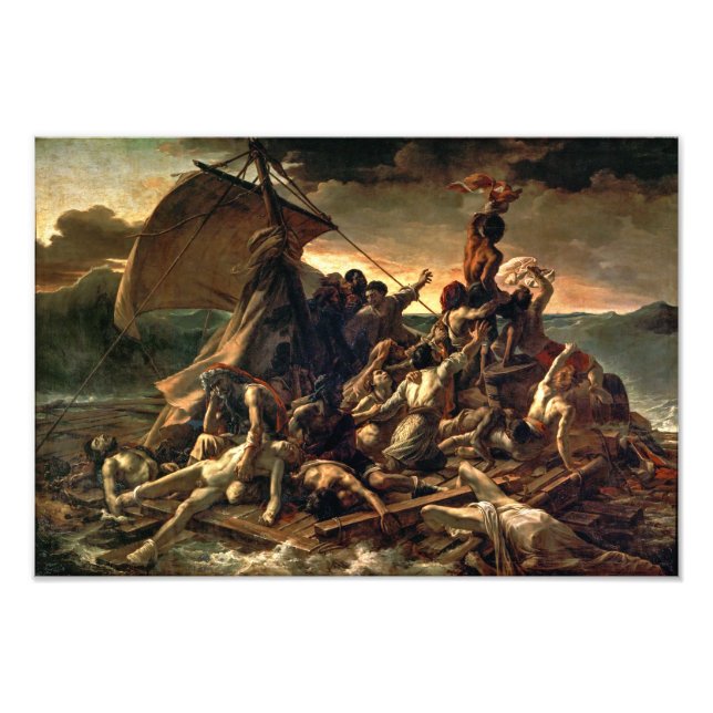 Der Raft der Medusa | Théodore Géricault | Fotodruck (Vorne)