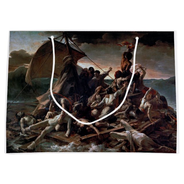 Der Raft der Medusa, Theodore Gericault Große Geschenktüte (Vorderseite)