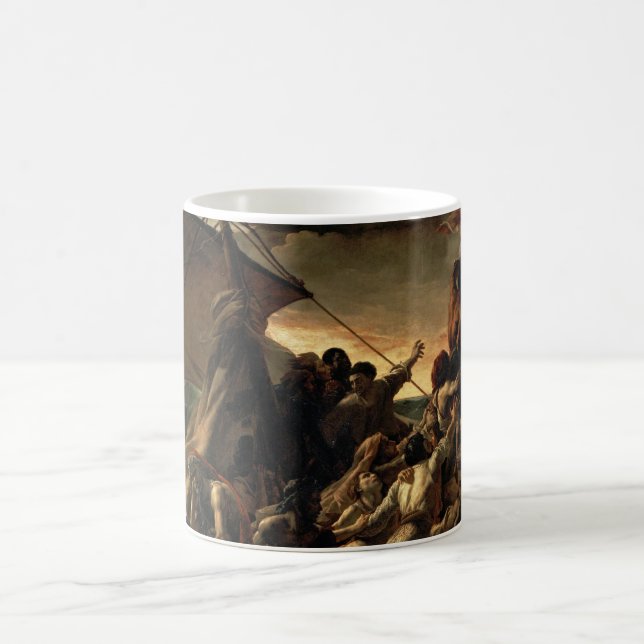 Der Raft der Medusa - Théodore Géricault Kaffeetasse (Mittel)