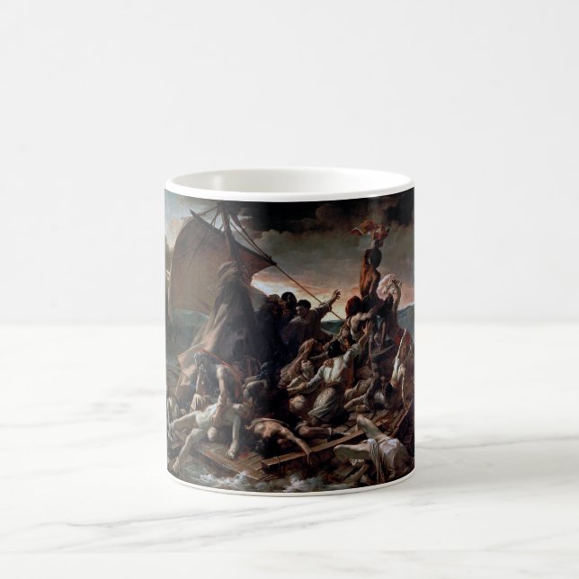 Der Raft der Medusa, Theodore Gericault Kaffeetasse (Mittel)