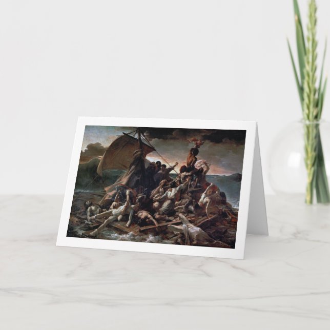 Der Raft der Medusa, Theodore Gericault Karte (Vorderseite)