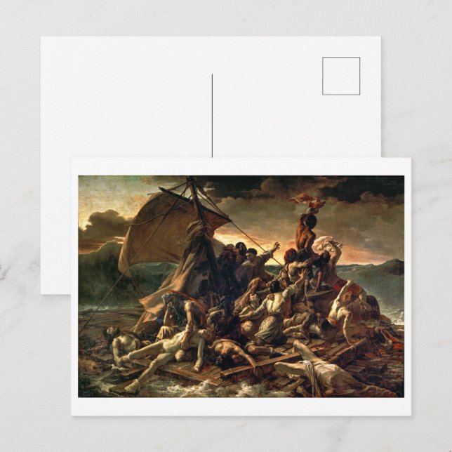 Der Raft der Medusa | Théodore Géricault | Postkarte (Vorne/Hinten)