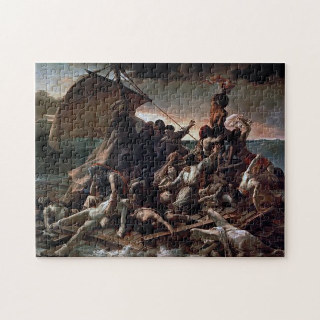 Der Raft der Medusa, Theodore Gericault Puzzle (Horizontal)