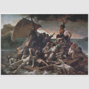 Der Raft der Medusa, Theodore Gericault Seidenpapier