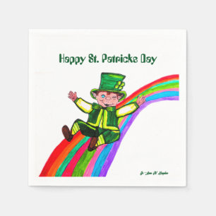 DER RAINBOW DER LEPRECHAUN SERVIETTE