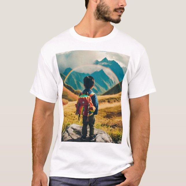 Der Rainbow Explorer T-Shirt (Vorderseite)
