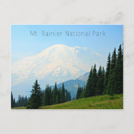Der Rainier-Nationalpark Postkarte
