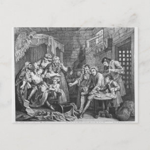 Der Rake im Gefängnis Postkarte