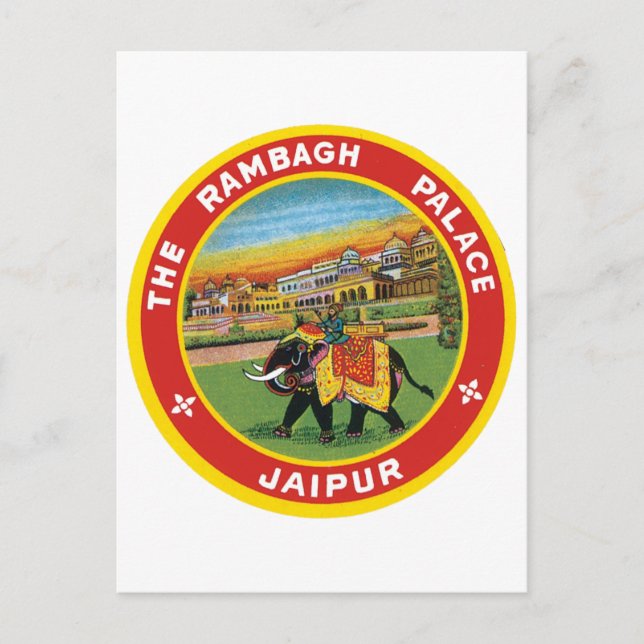 Der Rambagh Palace Jaipur Postkarte (Vorderseite)