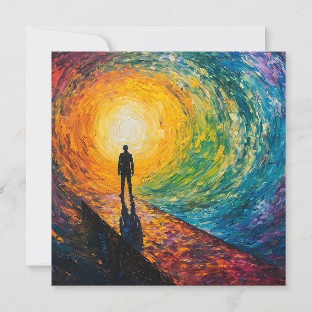 Der Rand der Dimension Einladung (Vorderseite)