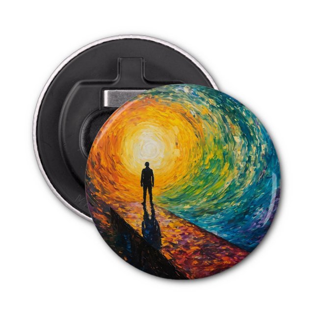 Der Rand der Dimension Flaschenöffner (Vorderseite)