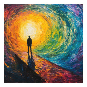 Der Rand der Dimension Fotodruck