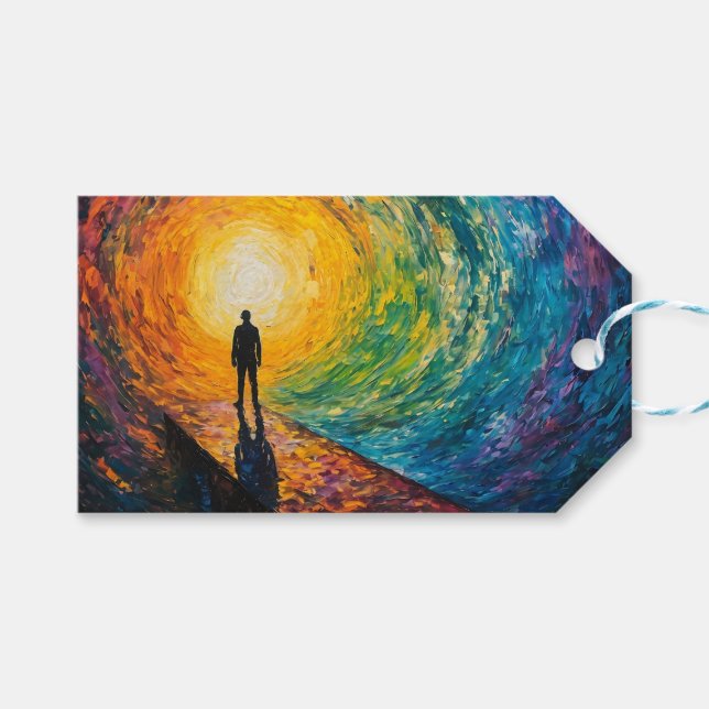 Der Rand der Dimension Geschenkanhänger (Vorderseite (Horizontal))