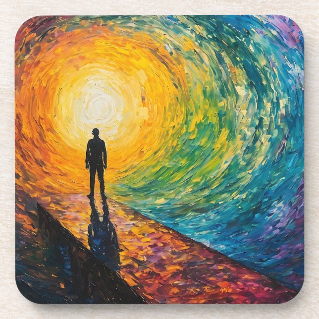 Der Rand der Dimension Getränkeuntersetzer (Vorderseite)