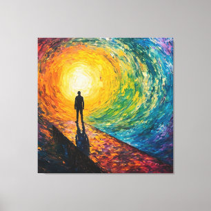 Der Rand der Dimension Leinwanddruck