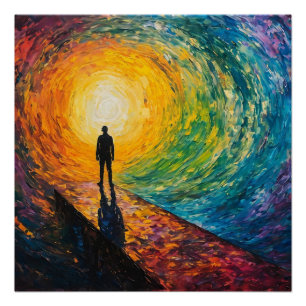 Der Rand der Dimension Poster