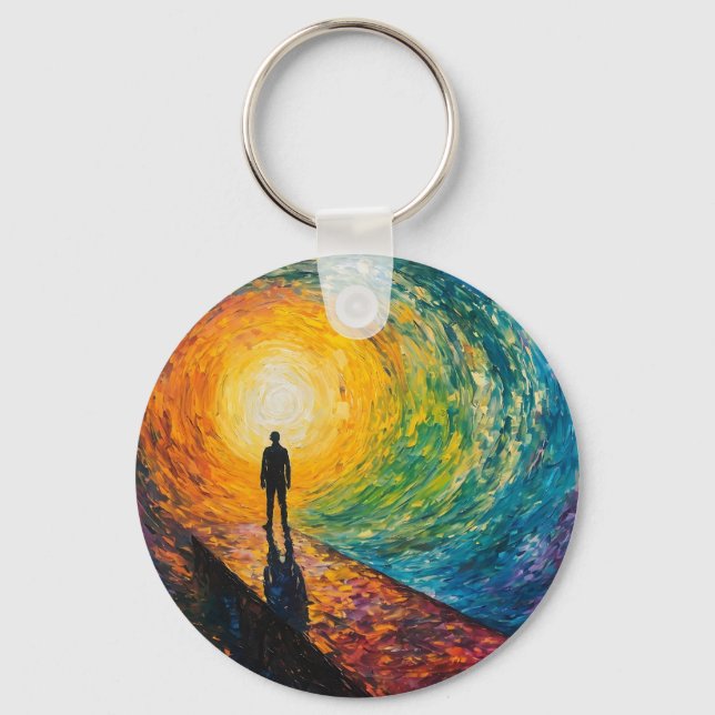 Der Rand der Dimension Schlüsselanhänger (Vorderseite)