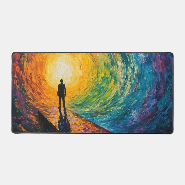 Der Rand der Dimension Schreibtischunterlage (Vorderseite)