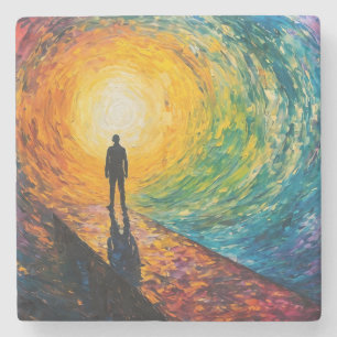 Der Rand der Dimension Steinuntersetzer