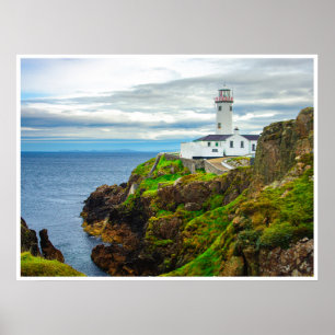 Der "Rand der Welt" am Fanad Head Leuchtturm Poster