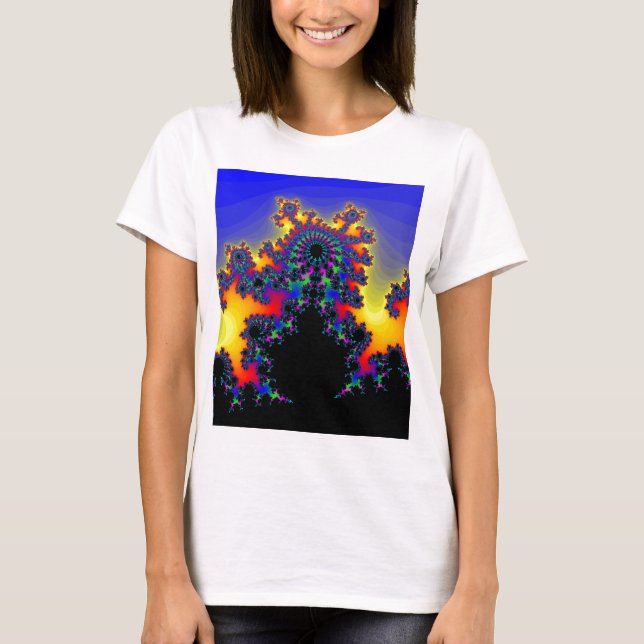 Der Rand des Fraktals: T-Shirt (Vorderseite)