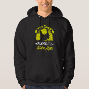 Der Ranger auf dem Rasen fährt wieder Rasen und kü Hoodie