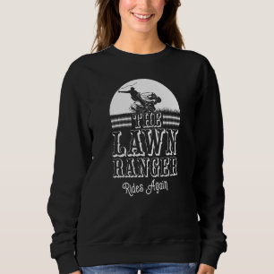 Der Ranger auf dem Rasen fährt wieder Rasen und kü Sweatshirt
