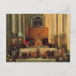 Der Rat von Trent, 4. Dezember 1563 Postkarte