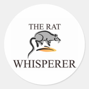 Der Rat Whisperer Runder Aufkleber