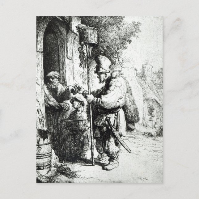 Der Ratcatcher, 1632 Postkarte (Vorderseite)