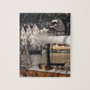 Der rauchende Kamin der Yacht Puzzle