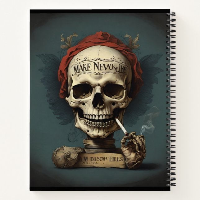 der Raucher Notizbuch (Rückseite)
