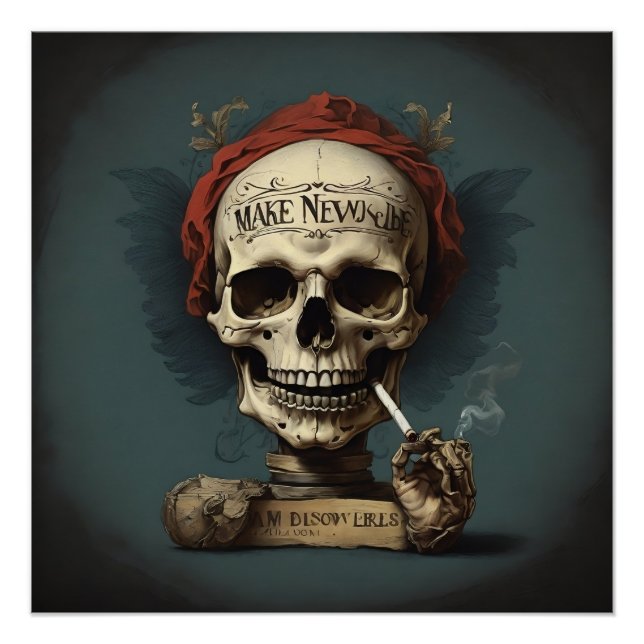 Der Rauchermöwe Poster (Vorderseite)