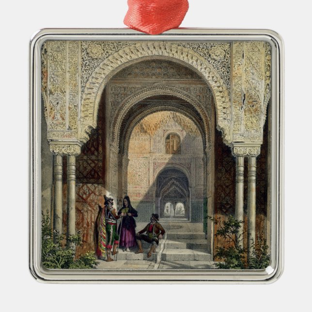 Der Raum der zwei Schwestern im Alhambra, Grana Silbernes Ornament (Vorne)