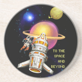 Der Raum und darüber hinaus Getränkeuntersetzer