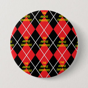 Der Rauten-Strickjacke-Fan-Knopf Button