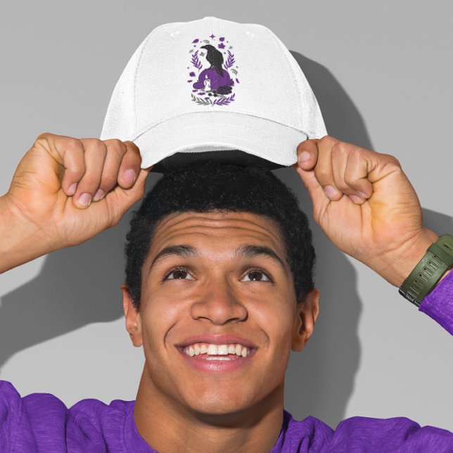 Der Raven des Herbstes - gotischer Erntehut Truckerkappe (Von Creator hochgeladen)